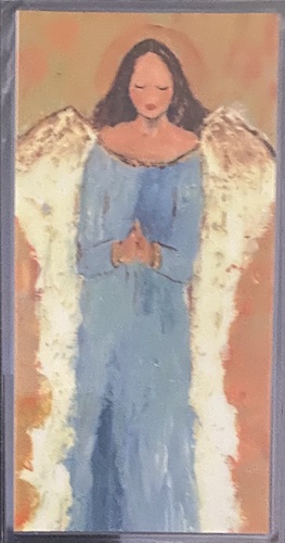 #35 Blue Angel Bookmark by Chantal Littleton