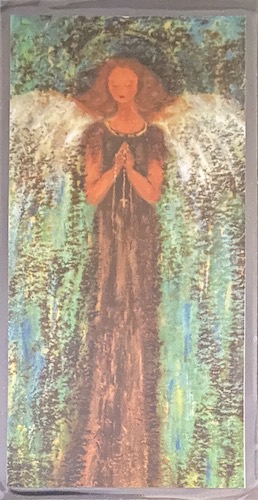 #36 Brown Angel Bookmark by Chantal Littleton